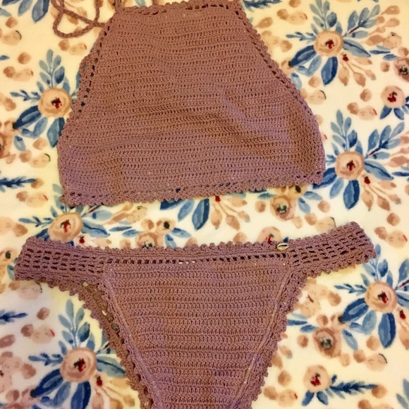 Crochet Swimsuit - Picture 1 of 6
